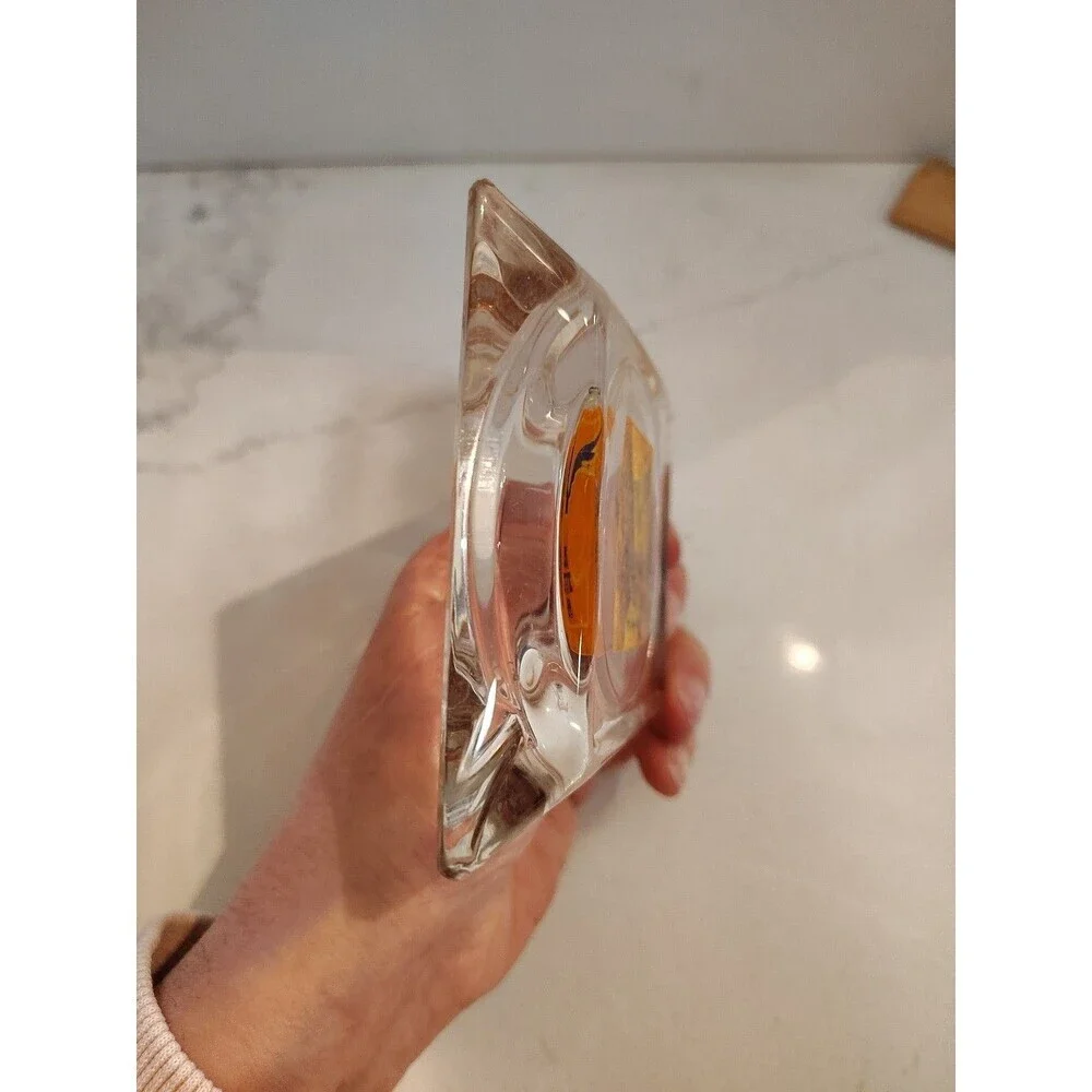 VINTAGE Glass Ashtray Ash Tray ATHENS ATHLETIC CLUB OAKLAND CAL 1950's